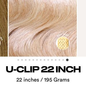 BNWT INH Hair U-Clip 22 inch Hair Extension